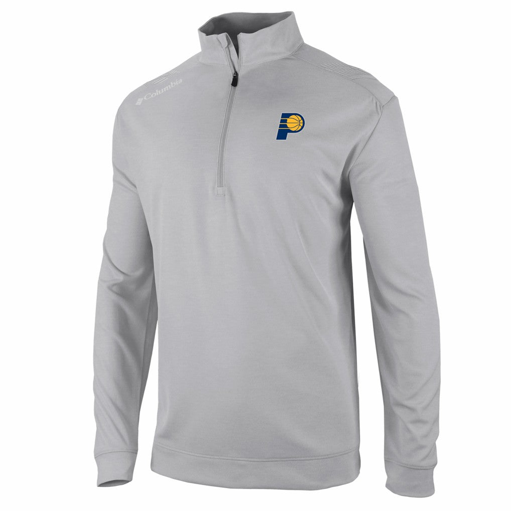 Indiana Pacers Oakland Downs Omni-Wick Quarter-Zip Top Gray - NBA