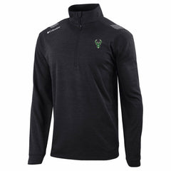 Milwaukee Bucks Oakland Downs Omni-Wick Quarter-Zip Top Black - NBA