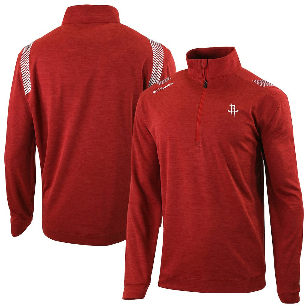Houston Rockets Oakland Downs Omni-Wick Quarter-Zip Top Red - NBA