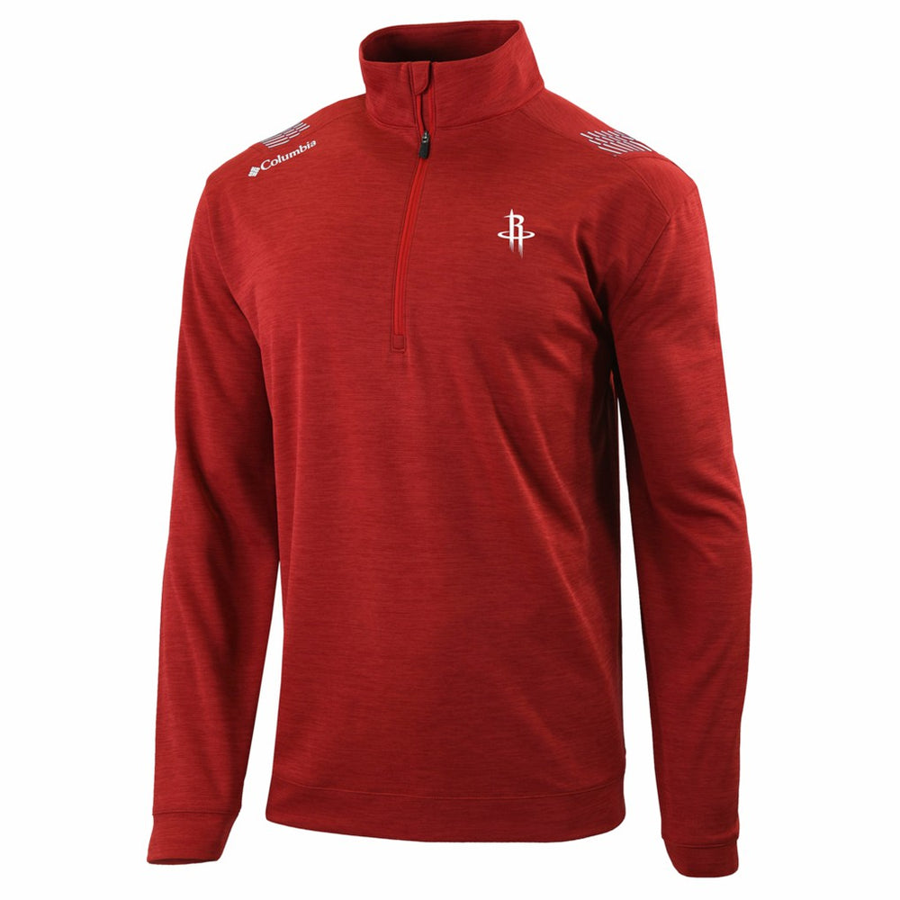 Houston Rockets Oakland Downs Omni-Wick Quarter-Zip Top Red - NBA