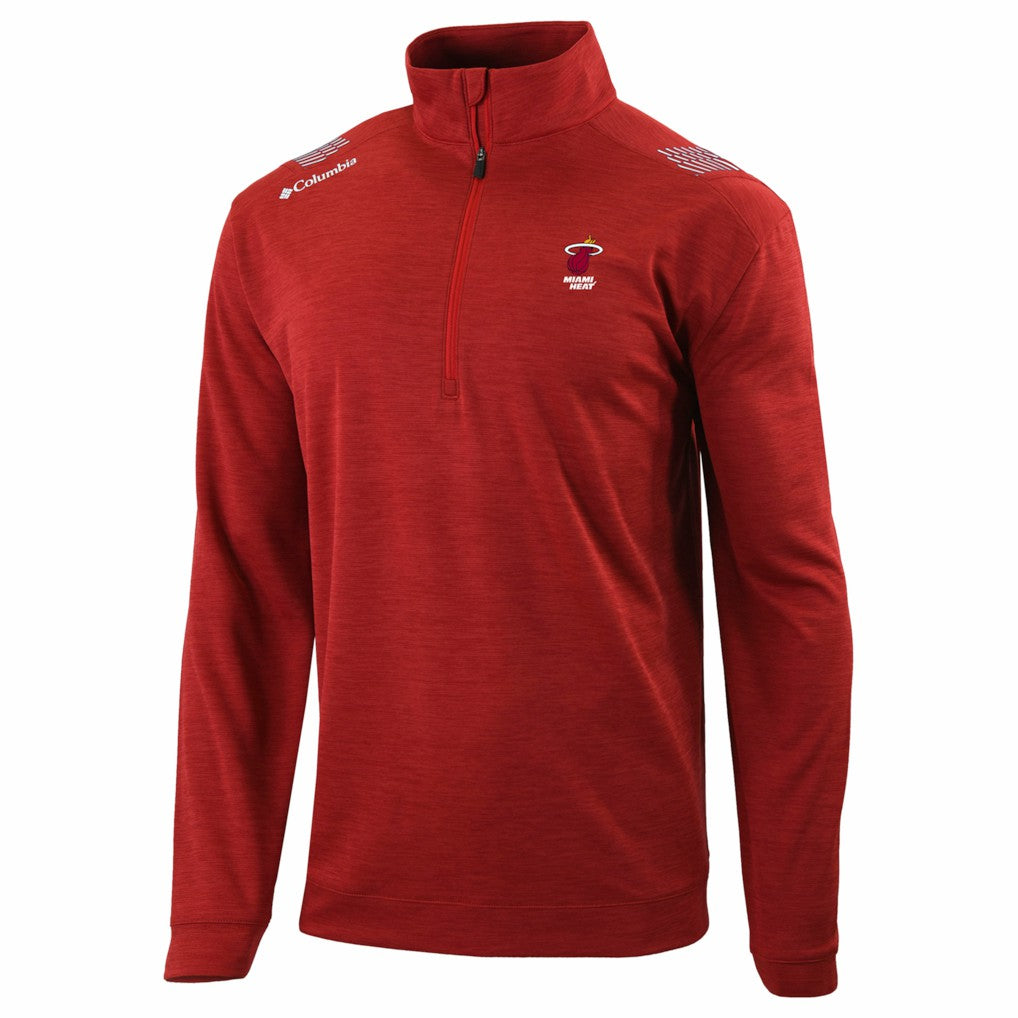 Miami Heat Oakland Downs Omni-Wick Quarter-Zip Top Red - NBA