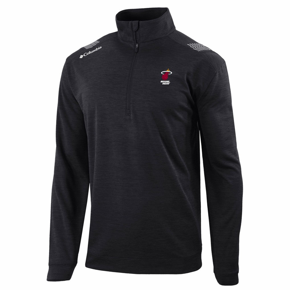 Miami Heat Oakland Downs Omni-Wick Quarter-Zip Top Black - NBA