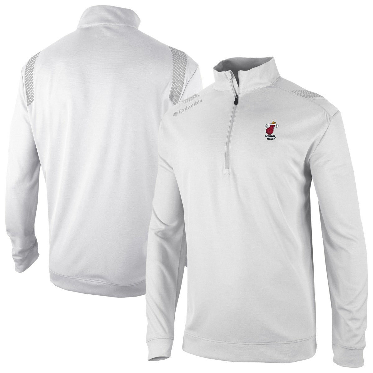 Miami Heat Oakland Downs Omni-Wick Quarter-Zip Top White - NBA