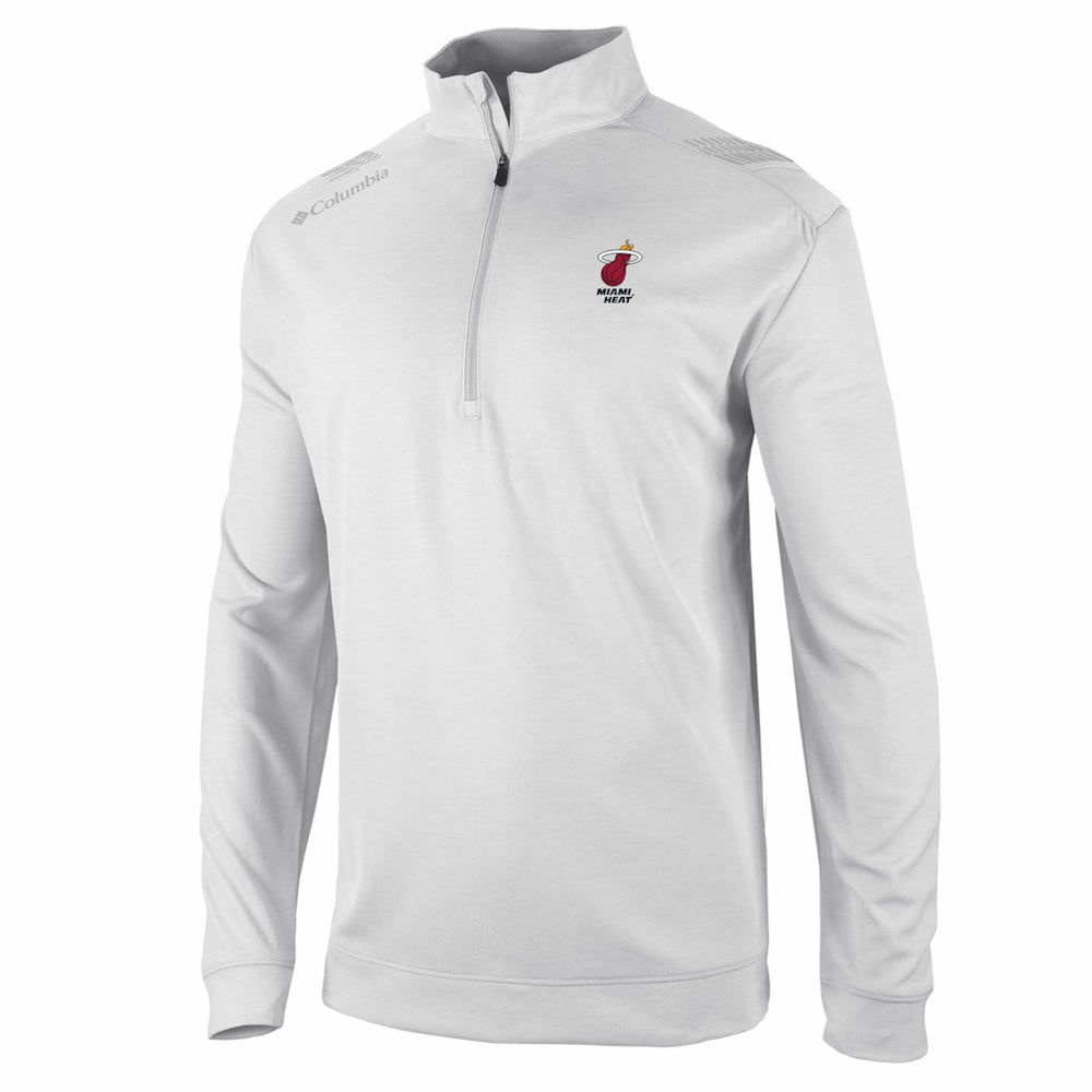 Miami Heat Oakland Downs Omni-Wick Quarter-Zip Top White - NBA