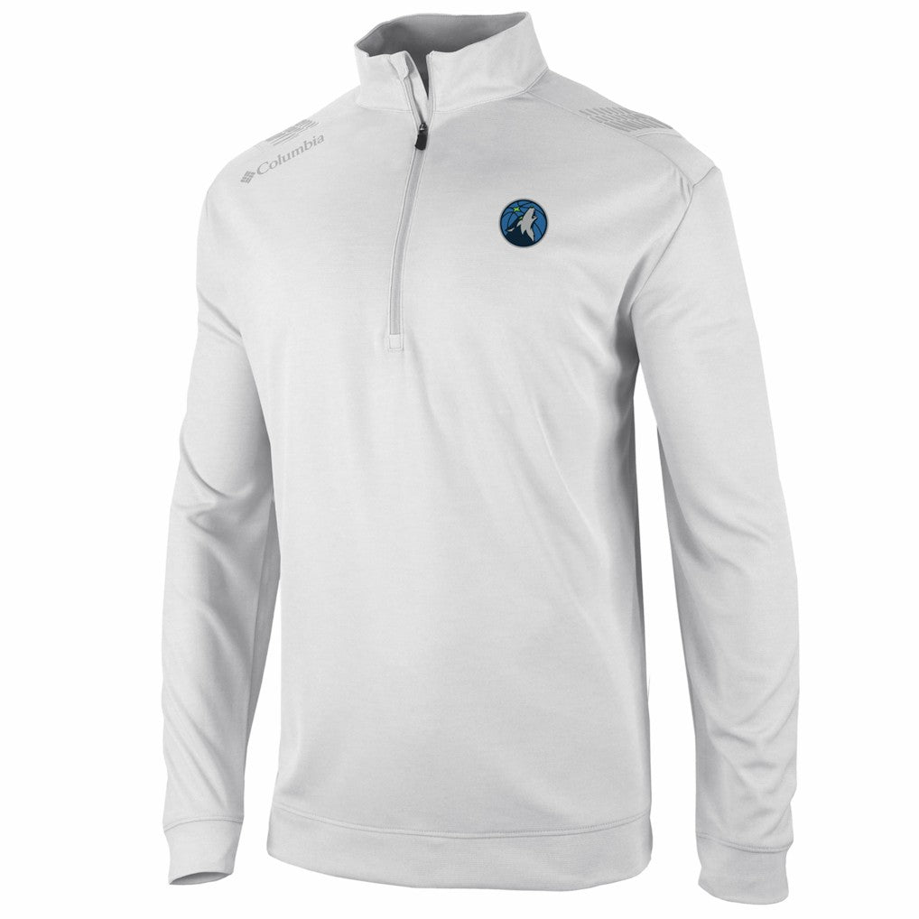 Minnesota Timberwolves Oakland Downs Omni-Wick Quarter-Zip Top White - NBA