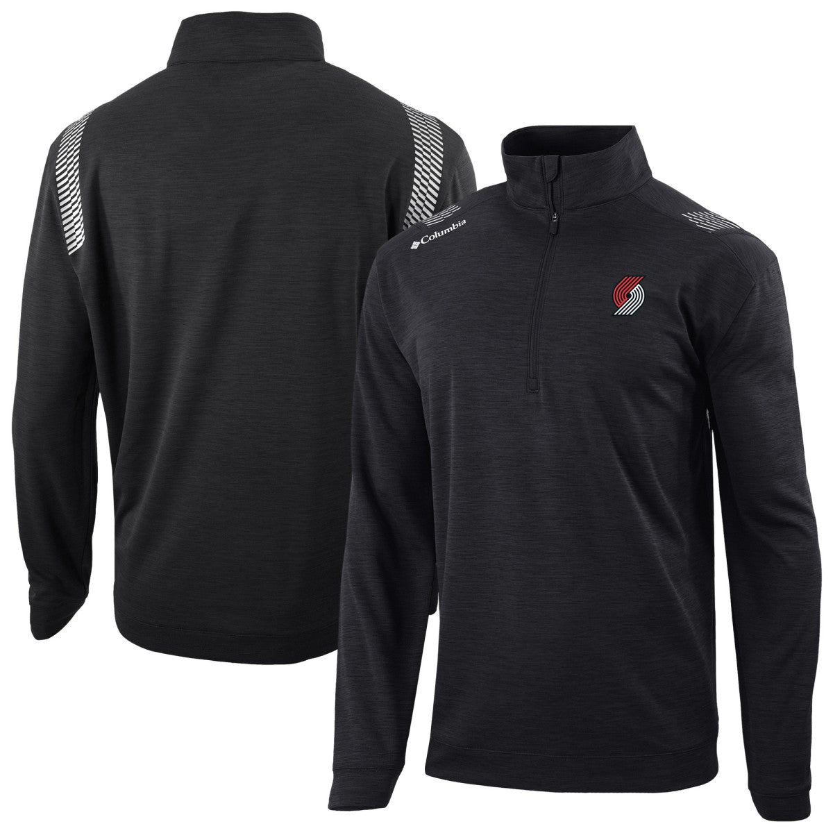 Portland Trail Blazers Oakland Downs Omni-Wick Quarter-Zip Top Black - NBA