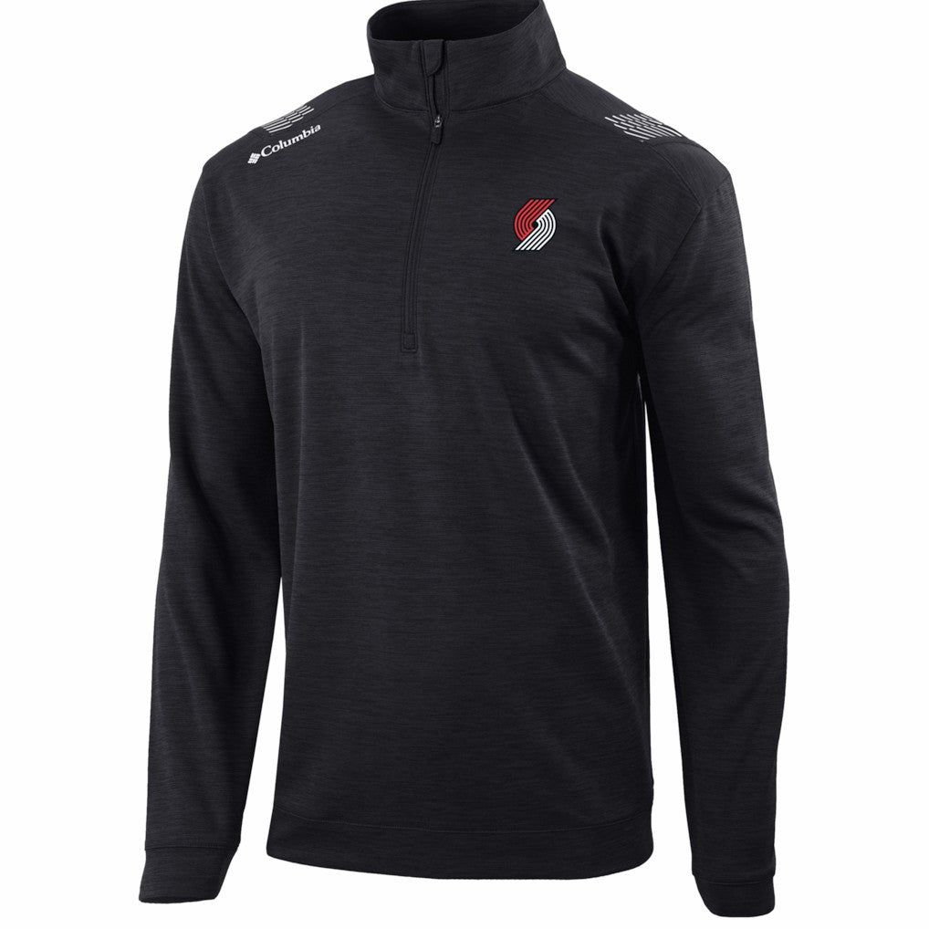 Portland Trail Blazers Oakland Downs Omni-Wick Quarter-Zip Top Black - NBA