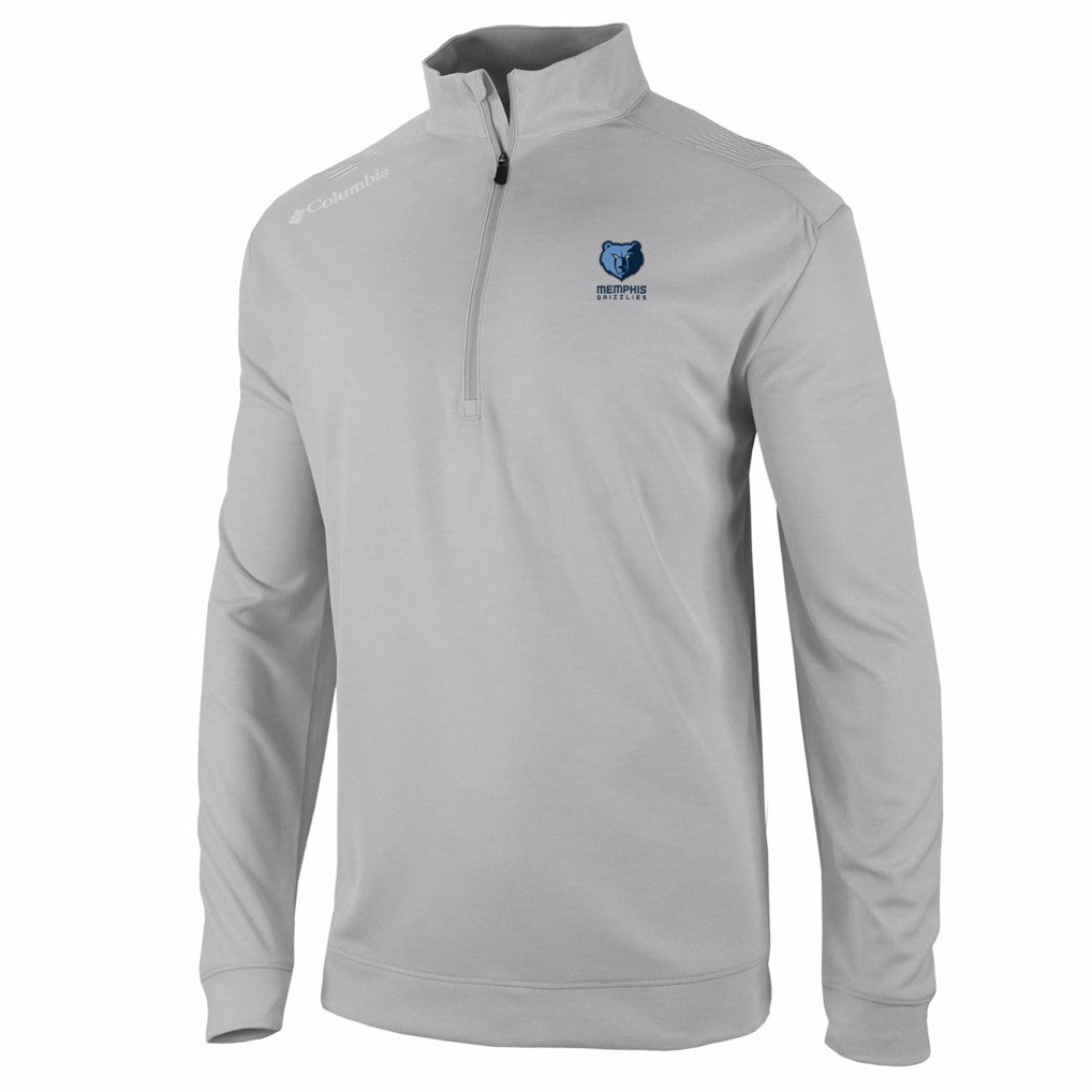 Memphis Grizzlies Oakland Downs Omni-Wick Quarter-Zip Top Gray - NBA