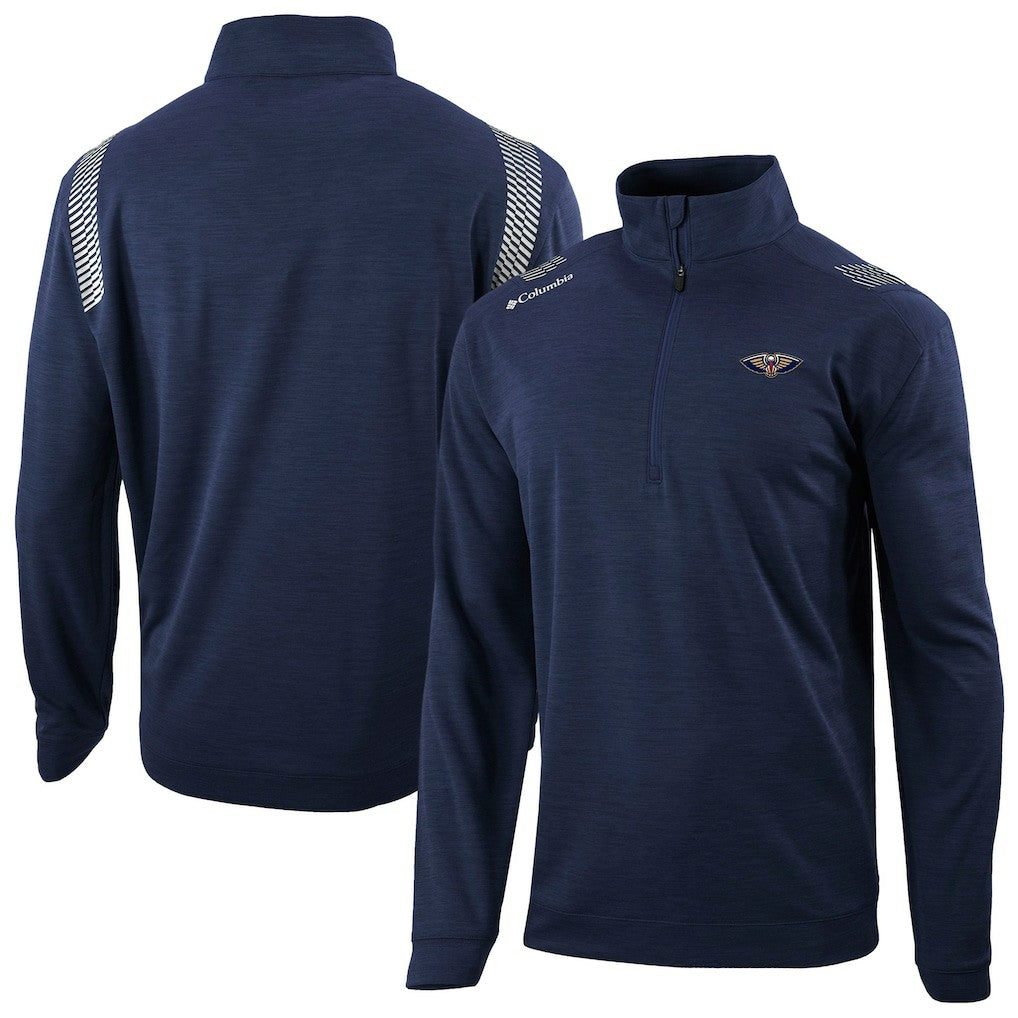 New Orleans Pelicans Oakland Downs Omni-Wick Quarter-Zip Top Navy - NBA