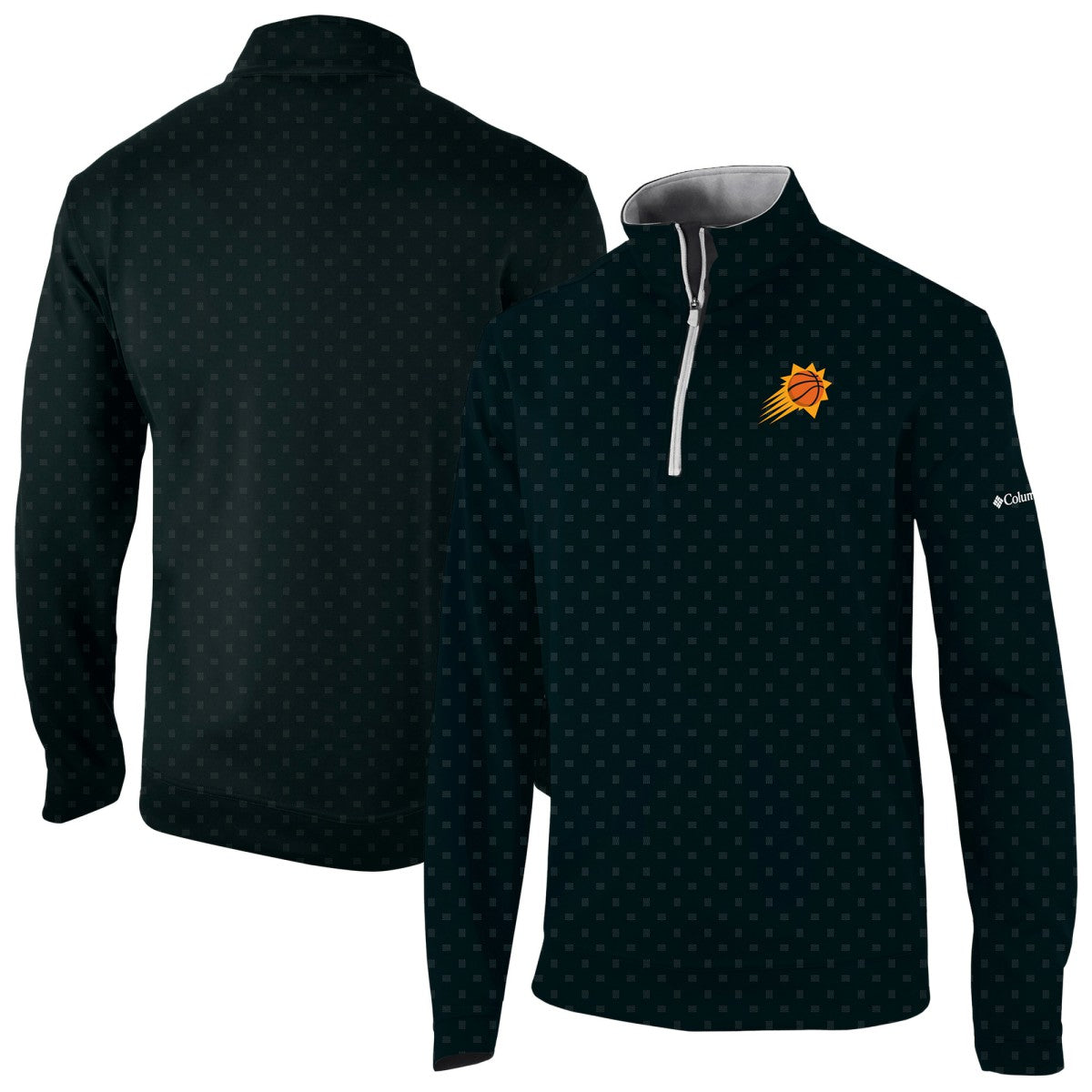 Phoenix Suns Wickham Hills Omni-Wick Quarter-Zip Jacket Black - NBA