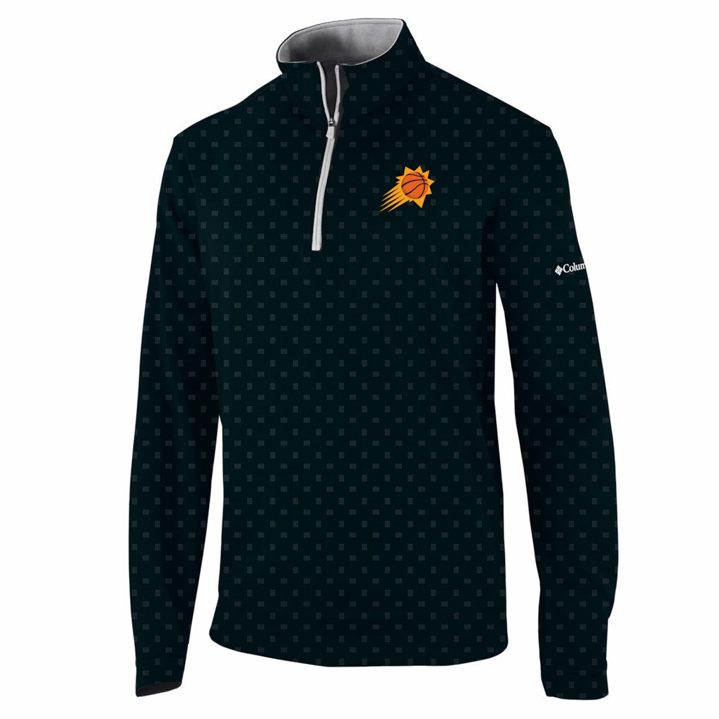 Phoenix Suns Wickham Hills Omni-Wick Quarter-Zip Jacket Black - NBA