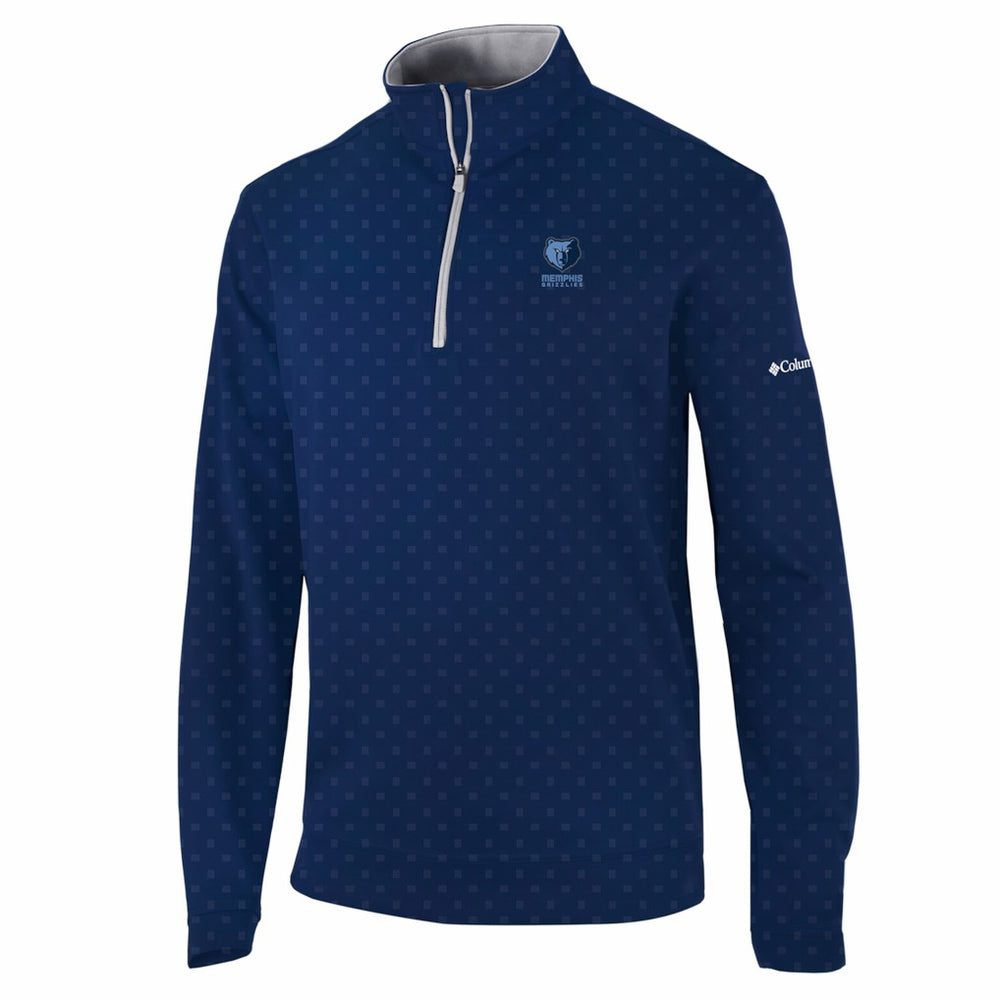 Memphis Grizzlies Wickham Hills Omni-Wick Quarter-Zip Jacket Navy - NBA