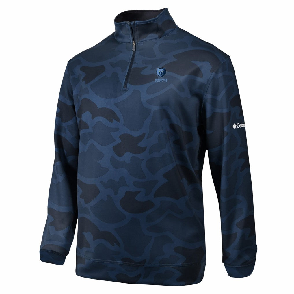 Memphis Grizzlies Wickham Hills Omni-Wick Quarter-Zip Jacket Navy - NBA