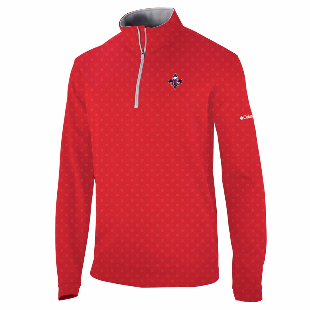 New Orleans Pelicans Wickham Hills Omni-Wick Quarter-Zip Jacket Red - NBA