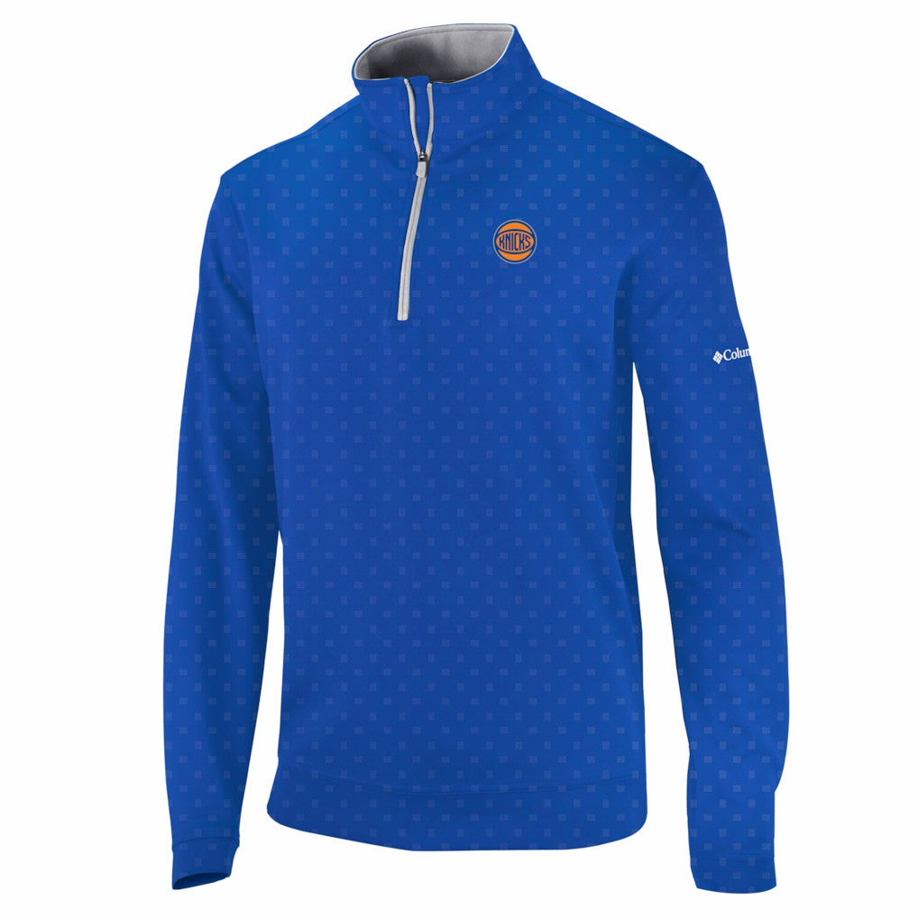 New York Knicks Wickham Hills Omni-Wick Quarter-Zip Jacket Blue - NBA