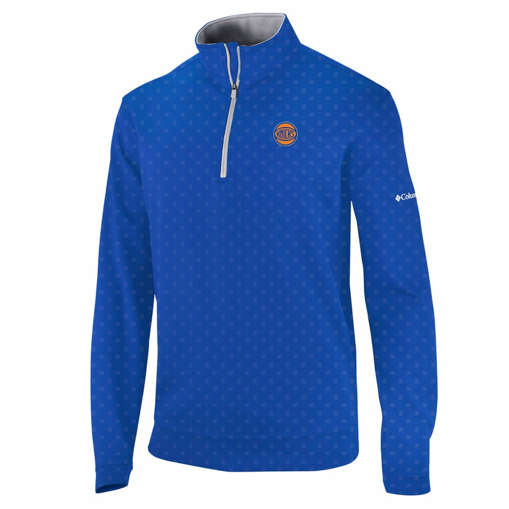 New York Knicks Wickham Hills Omni-Wick Quarter-Zip Jacket Blue - NBA