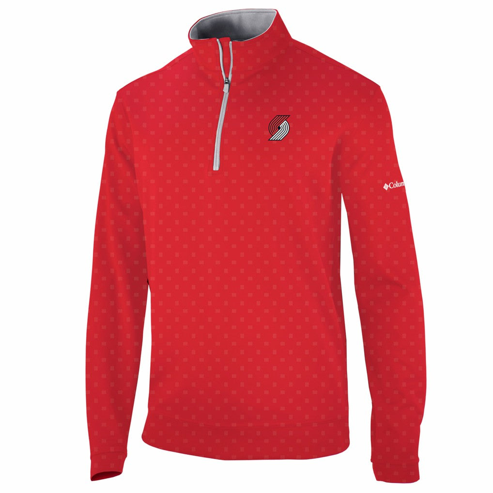 Portland Trail Blazers Wickham Hills Omni-Wick Quarter-Zip Jacket Red - NBA