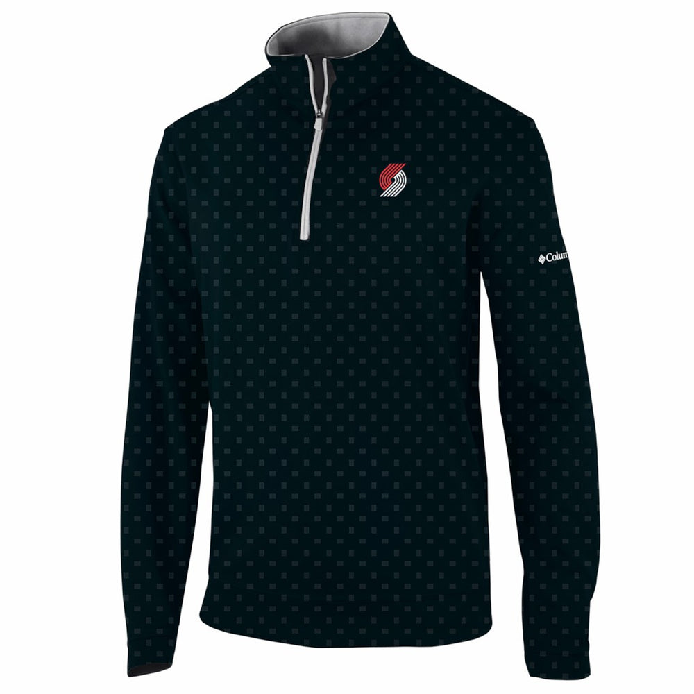 Portland Trail Blazers Wickham Hills Omni-Wick Quarter-Zip Jacket Black - NBA