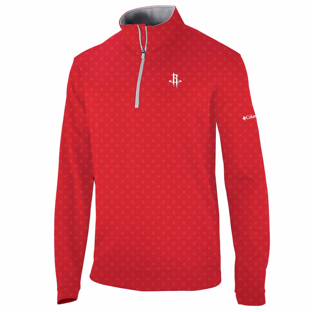 Houston Rockets Wickham Hills Omni-Wick Quarter-Zip Jacket Red - NBA