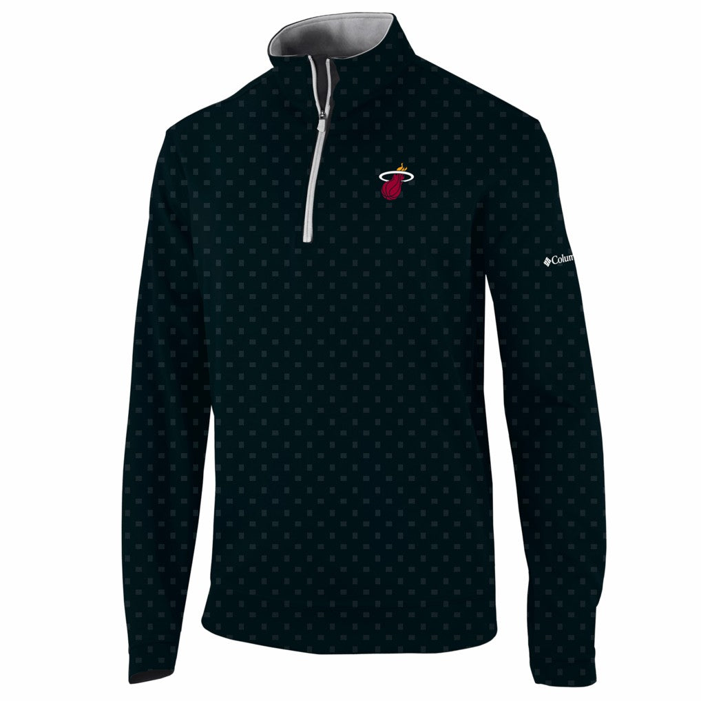 Miami Heat Wickham Hills Omni-Wick Quarter-Zip Jacket Black - NBA