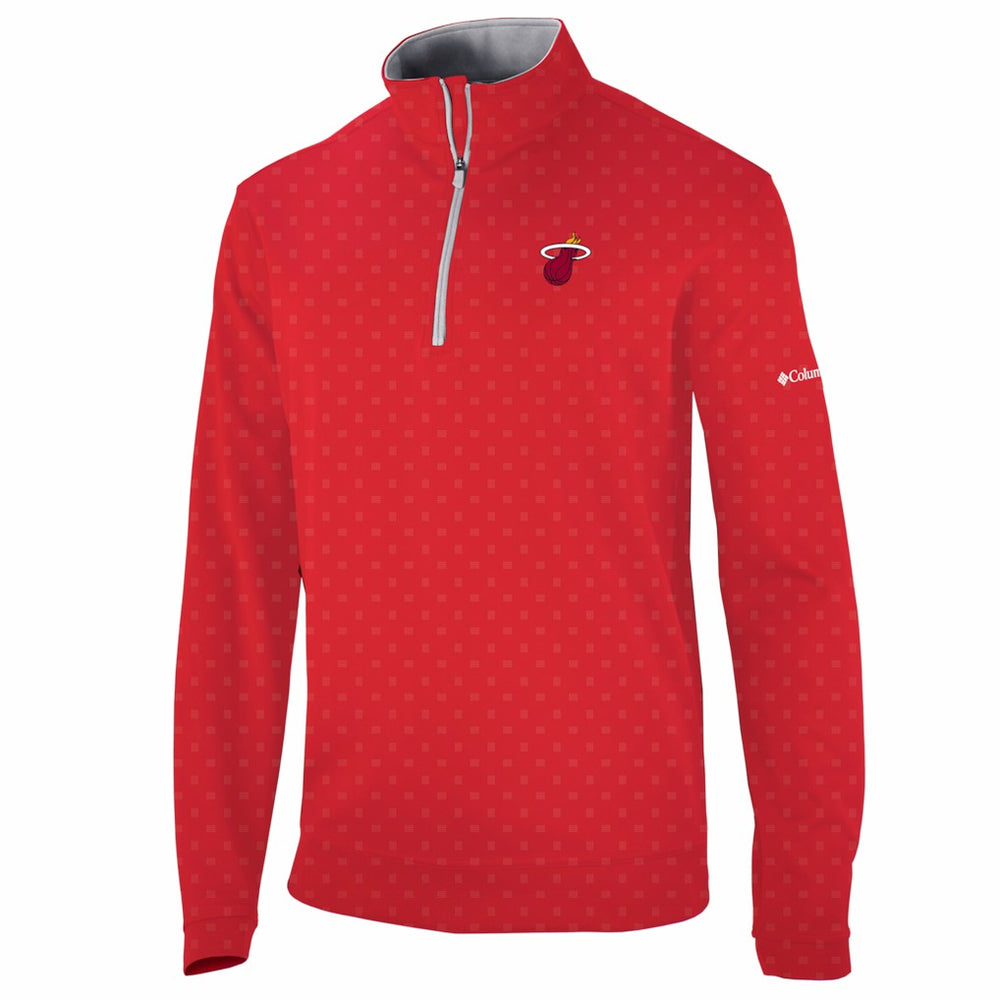 Miami Heat Wickham Hills Omni-Wick Quarter-Zip Jacket Red - NBA