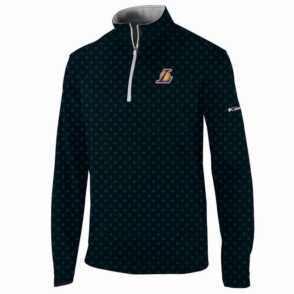 Los Angeles Lakers Wickham Hills Omni-Wick Quarter-Zip Jacket Black - NBA