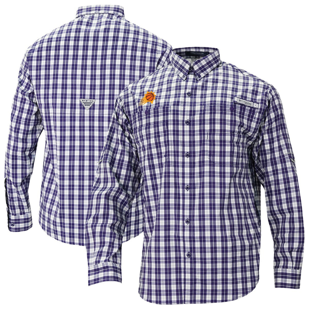 Phoenix Suns Super Tamiami Omni-Shade Long Sleeve Button-Down Shirt Purple - NBA