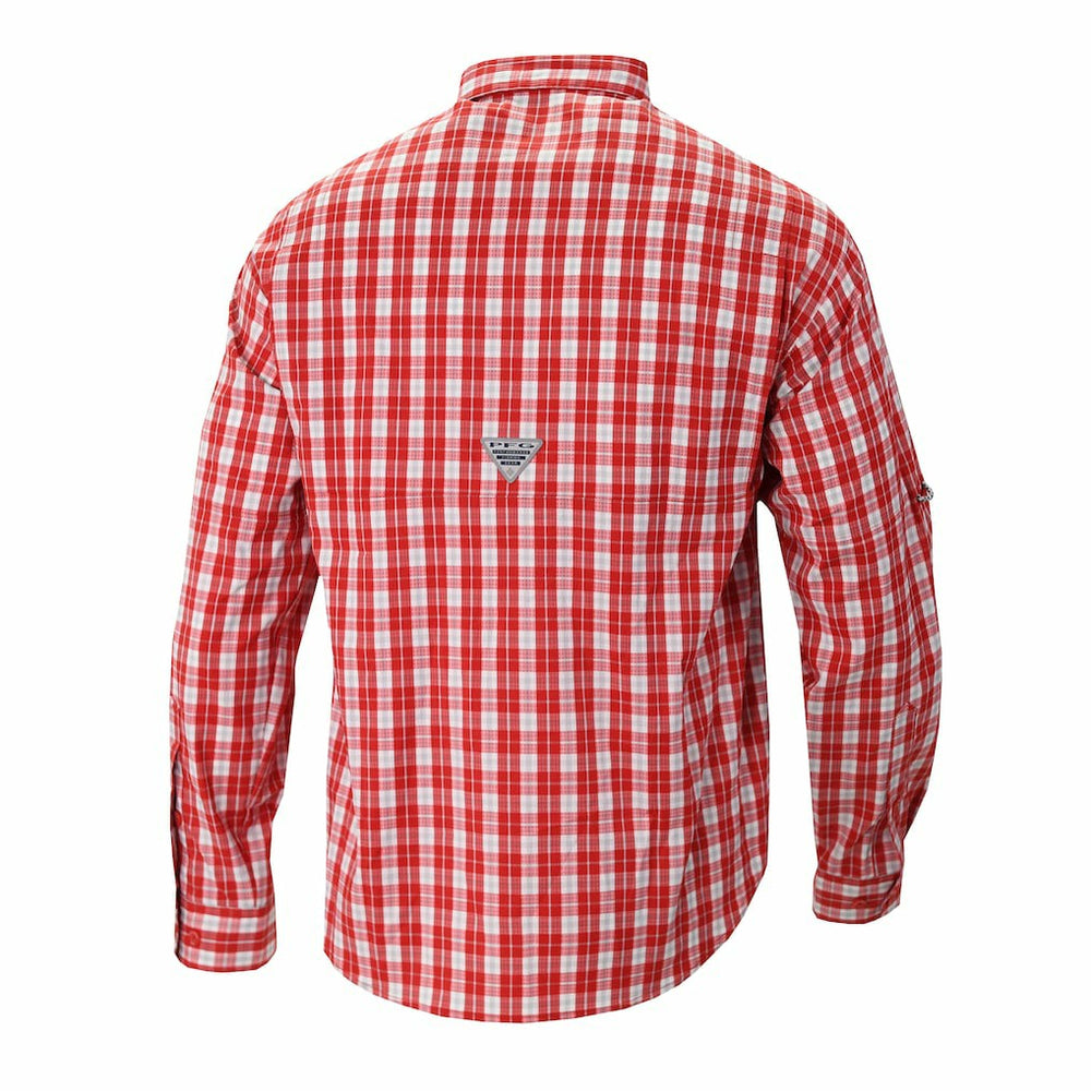 Houston Rockets Super Tamiami Omni-Shade Long Sleeve Button-Down Shirt Red - NBA