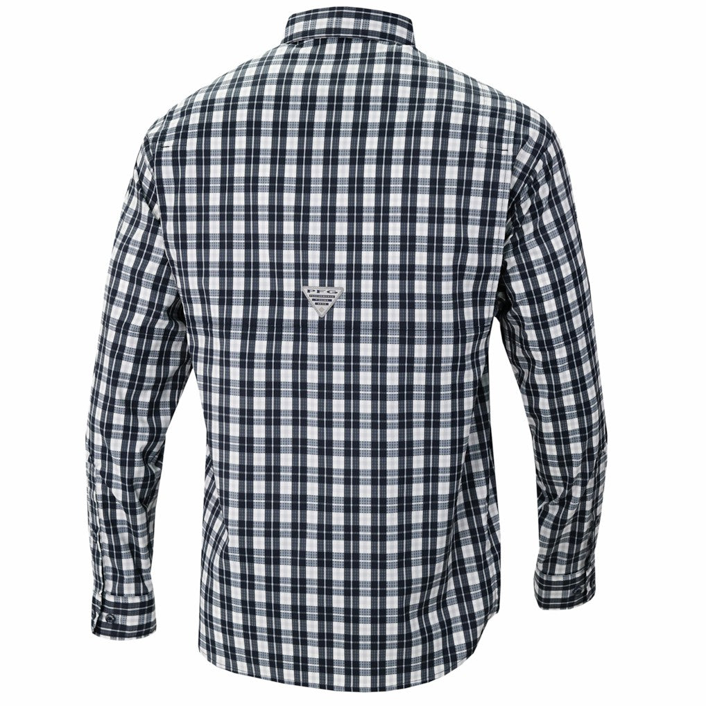 Indiana Pacers Super Tamiami Omni-Shade Long Sleeve Button-Down Shirt Navy - NBA