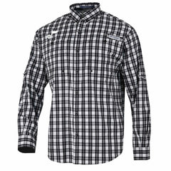 Utah Jazz Super Tamiami Omni-Shade Long Sleeve Button-Down Shirt Black - NBA