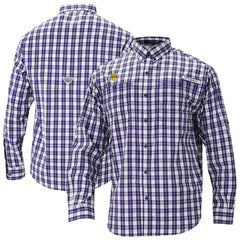 Los Angeles Lakers Super Tamiami Omni-Shade Long Sleeve Button-Down Shirt Purple - NBA