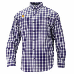 Los Angeles Lakers Super Tamiami Omni-Shade Long Sleeve Button-Down Shirt Purple - NBA