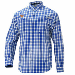 New York Knicks Super Tamiami Omni-Shade Long Sleeve Button-Down Shirt Blue - NBA