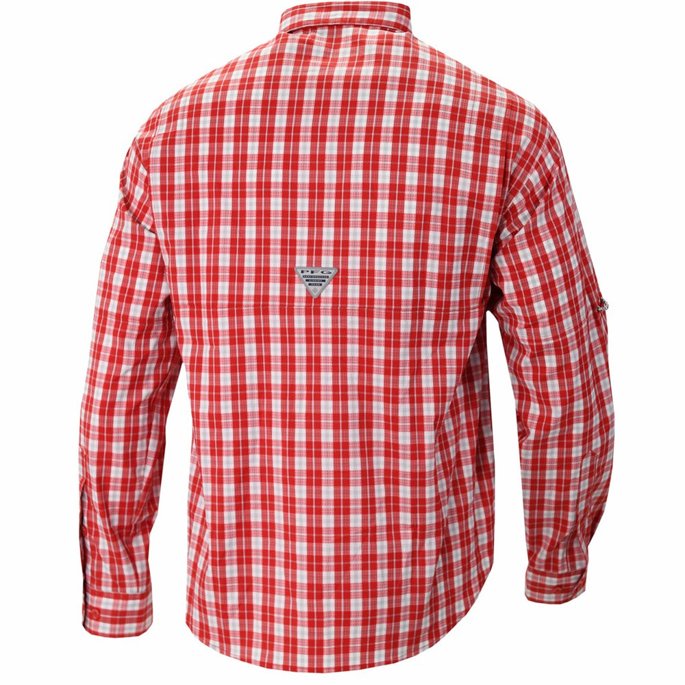 New Orleans Pelicans Super Tamiami Omni-Shade Long Sleeve Button-Down Shirt Red - NBA
