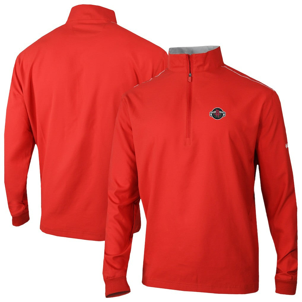 Houston Rockets Omni-Wick Bogey's Paradise Quarter-Zip Top Red - NBA