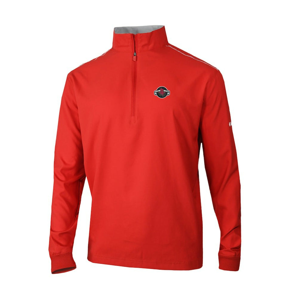 Houston Rockets Omni-Wick Bogey's Paradise Quarter-Zip Top Red - NBA