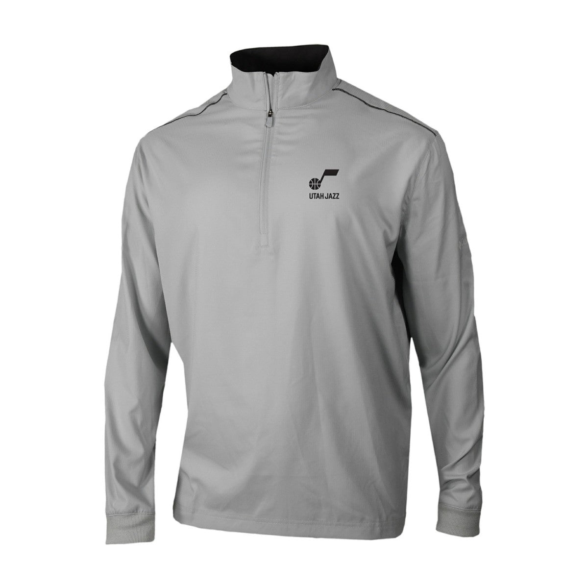 Utah Jazz Omni-Wick Bogey's Paradise Quarter-Zip Top Gray - NBA