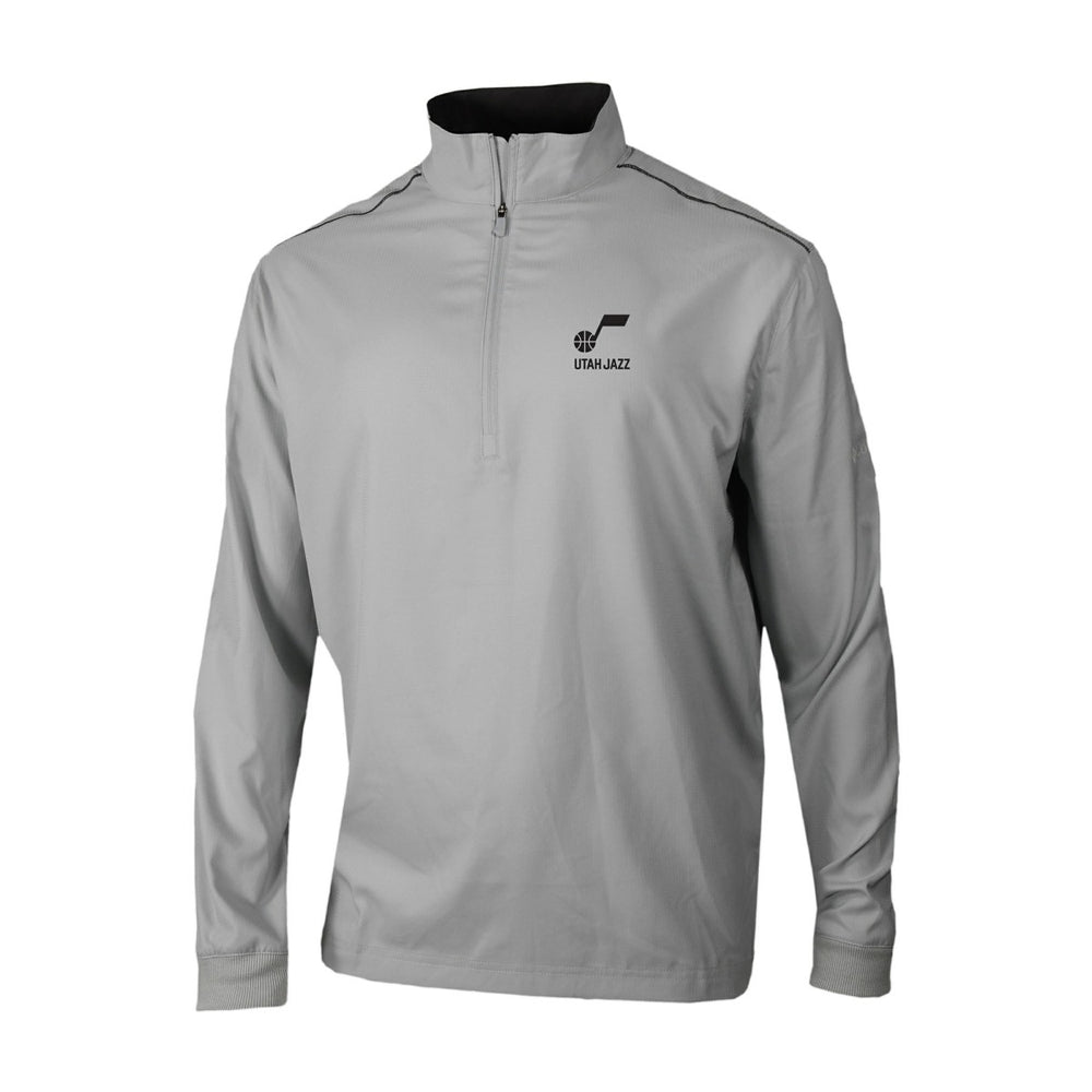 Utah Jazz Omni-Wick Bogey's Paradise Quarter-Zip Top Gray - NBA