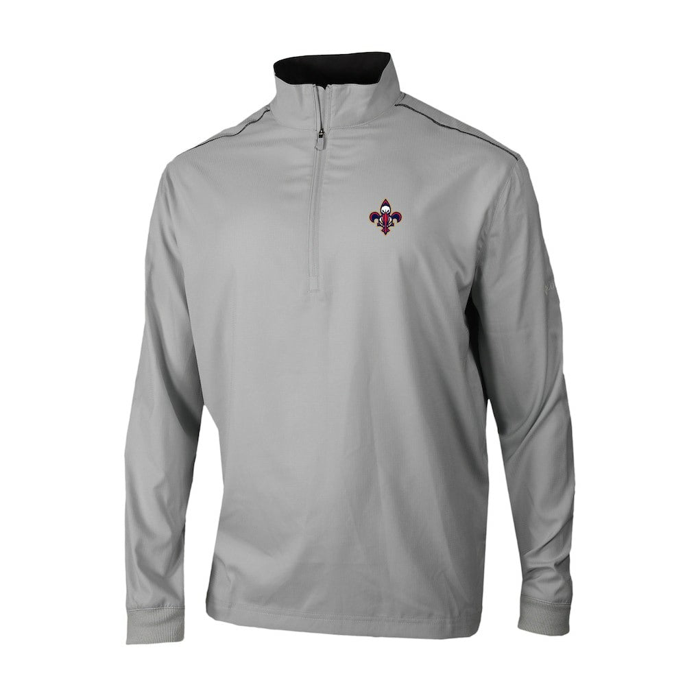 New Orleans Pelicans Omni-Wick Bogey's Paradise Quarter-Zip Top Gray - NBA