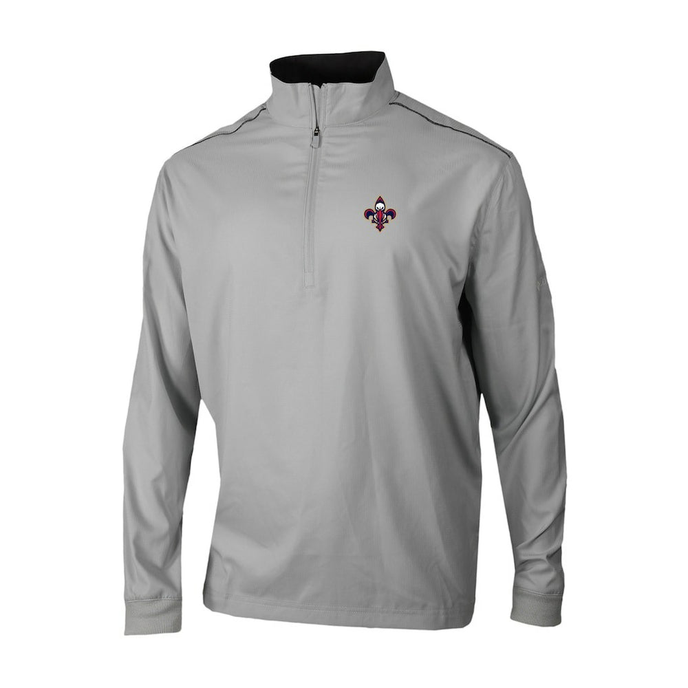 New Orleans Pelicans Omni-Wick Bogey's Paradise Quarter-Zip Top Gray - NBA