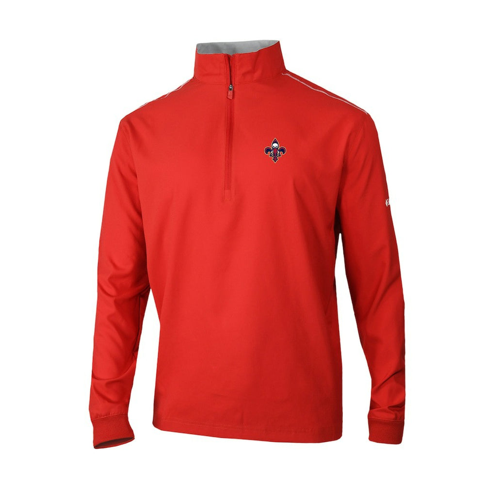 New Orleans Pelicans Omni-Wick Bogey's Paradise Quarter-Zip Top Red - NBA
