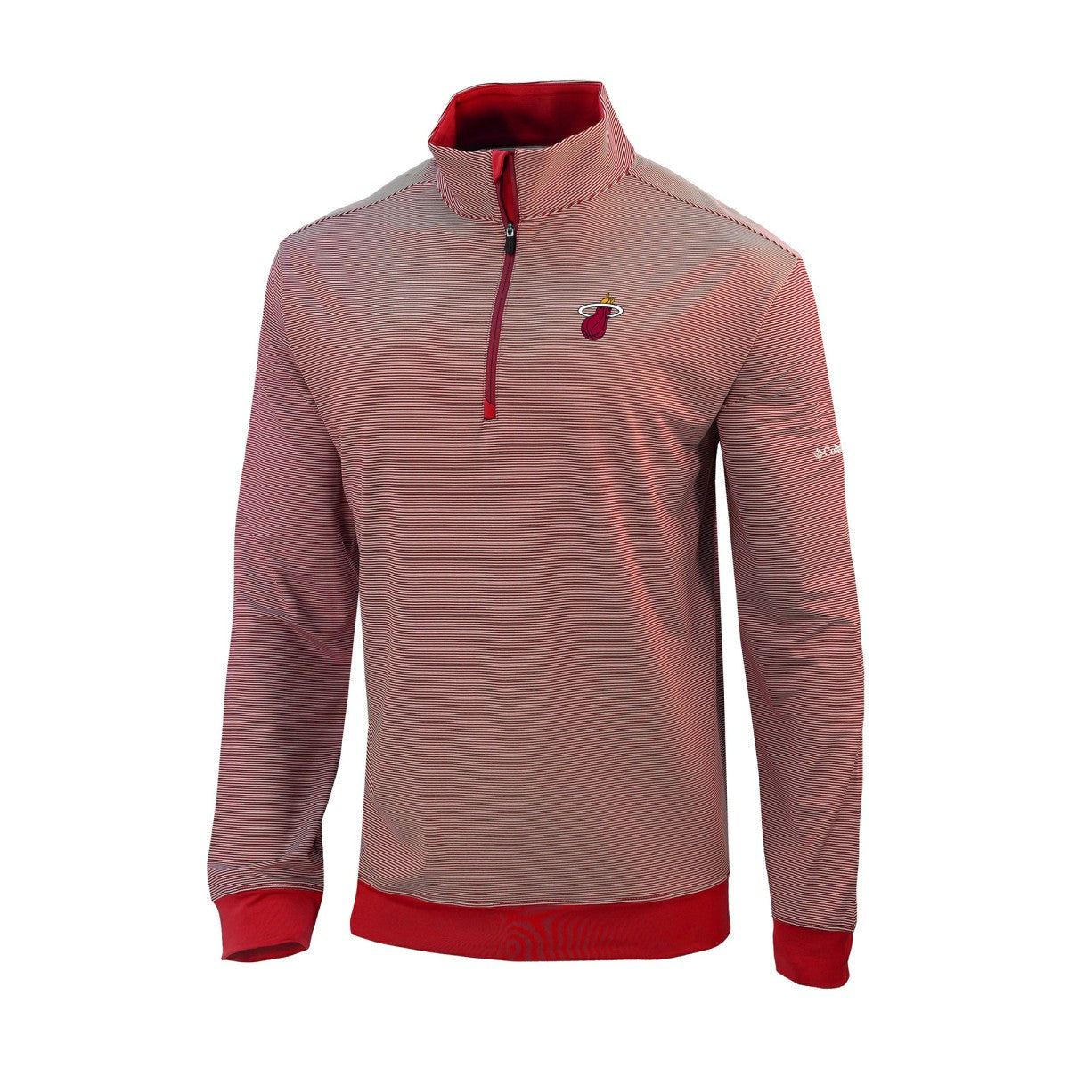 Miami Heat Omni-Wick Even Lie Quarter-Zip Top Red - NBA