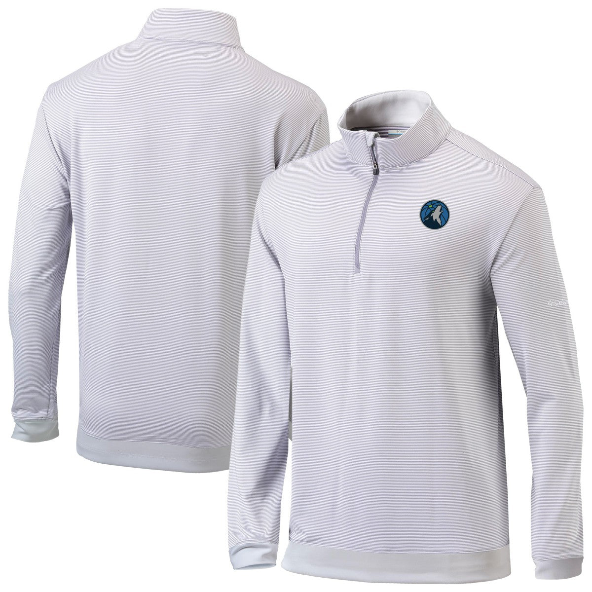 Minnesota Timberwolves Omni-Wick Even Lie Quarter-Zip Top Gray/White - NBA