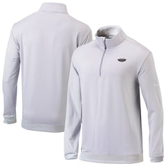 New Orleans Pelicans Omni-Wick Even Lie Quarter-Zip Top Gray/White - NBA