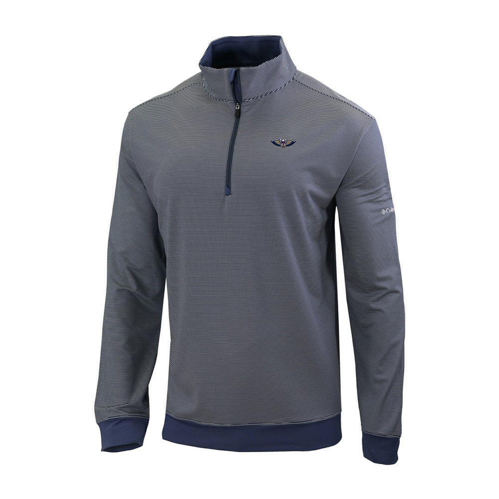 New Orleans Pelicans Omni-Wick Even Lie Quarter-Zip Top Navy - NBA