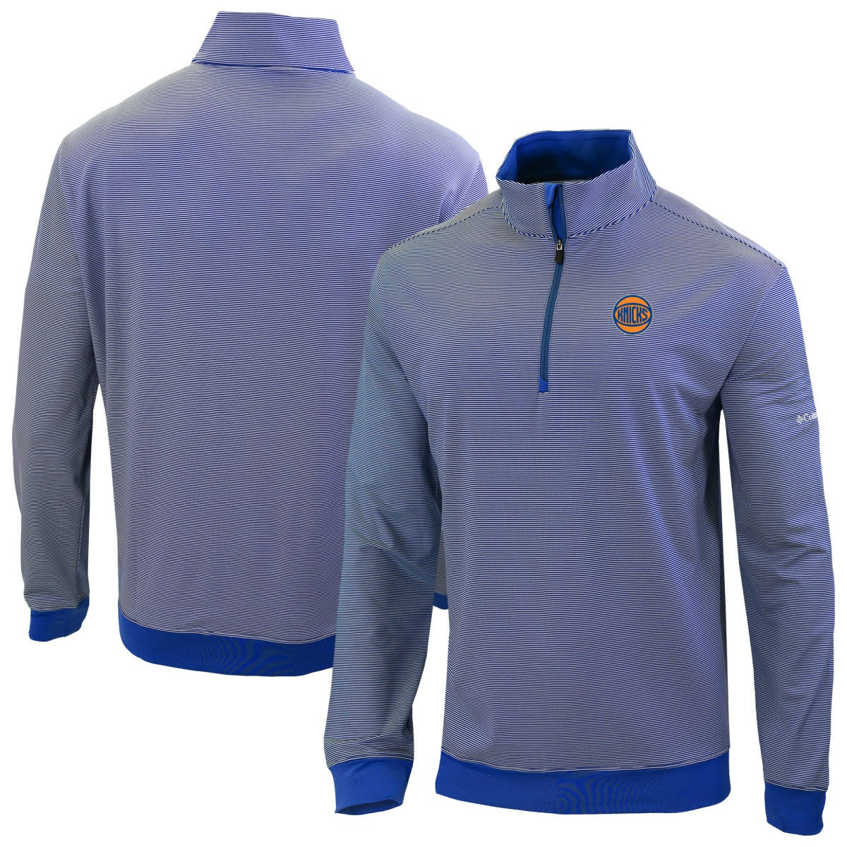 New York Knicks Omni-Wick Even Lie Quarter-Zip Top Blue - NBA
