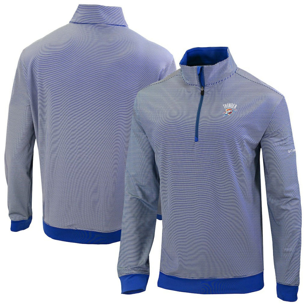 Oklahoma City Thunder Omni-Wick Even Lie Quarter-Zip Top Blue - NBA