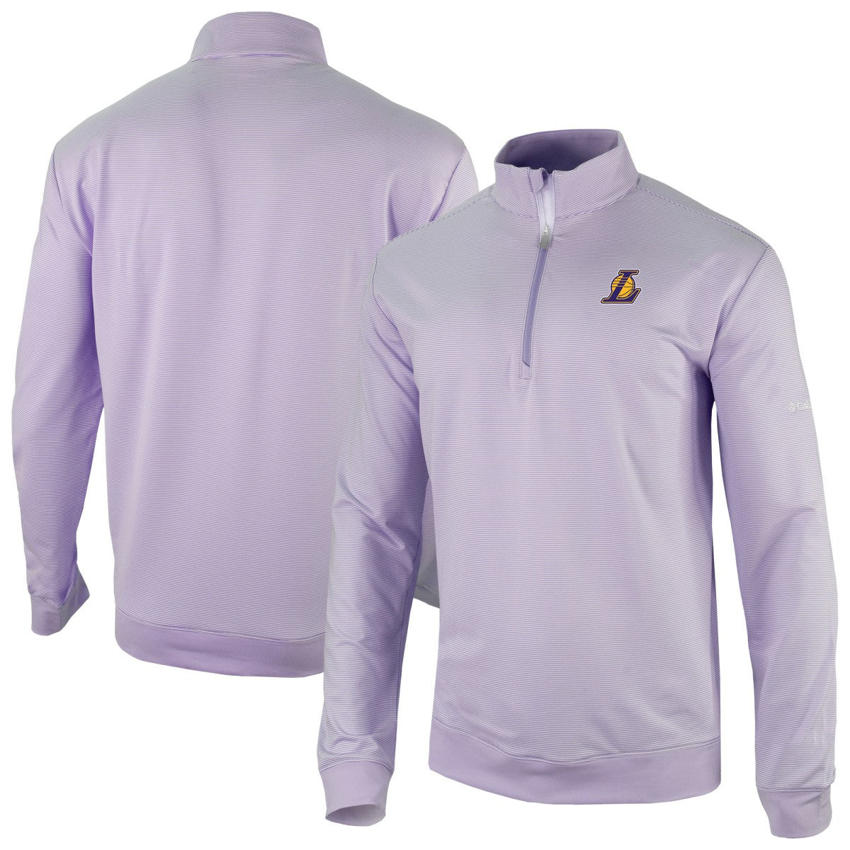 Los Angeles Lakers Omni-Wick Even Lie Quarter-Zip Top Purple - NBA