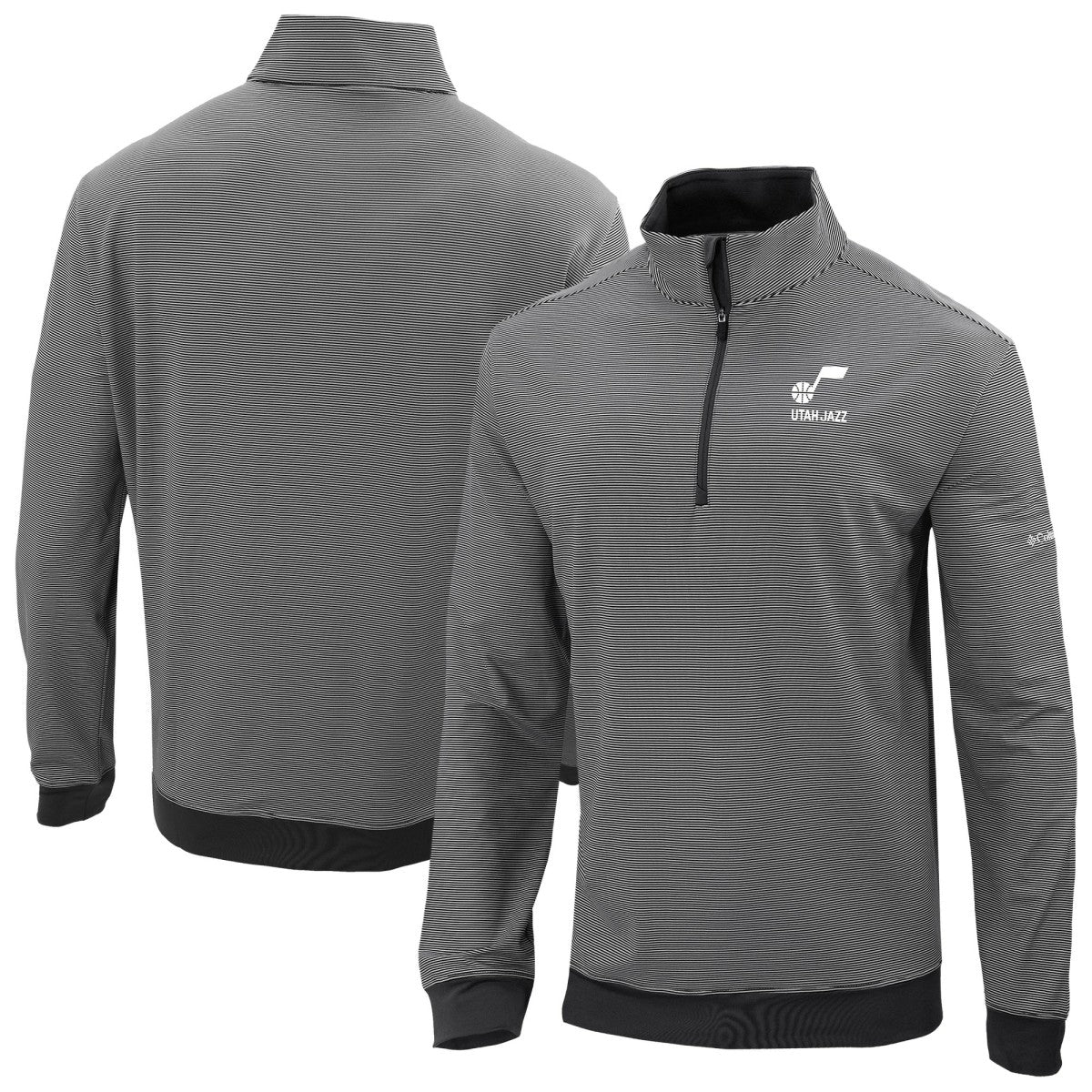 Utah Jazz Omni-Wick Even Lie Quarter-Zip Top Black - NBA