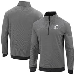 Utah Jazz Omni-Wick Even Lie Quarter-Zip Top Black - NBA